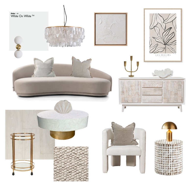 Blush Living Room Mood Board by Georgia Roe on Style Sourcebook