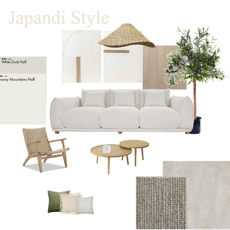 Japandi Style Mood Board by TeeShhayeb on Style Sourcebook