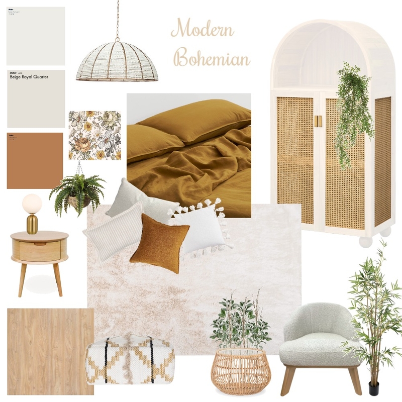 Modern Bohemiam Mood Board by emmagilnicz on Style Sourcebook