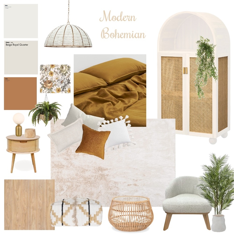 Modern Bohemiam Mood Board by emmagilnicz on Style Sourcebook