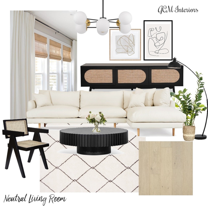 Living  Room Mood Board by GCM Interiors on Style Sourcebook