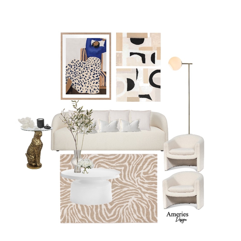 Soft Exotic Mood Board by Ameries Design on Style Sourcebook