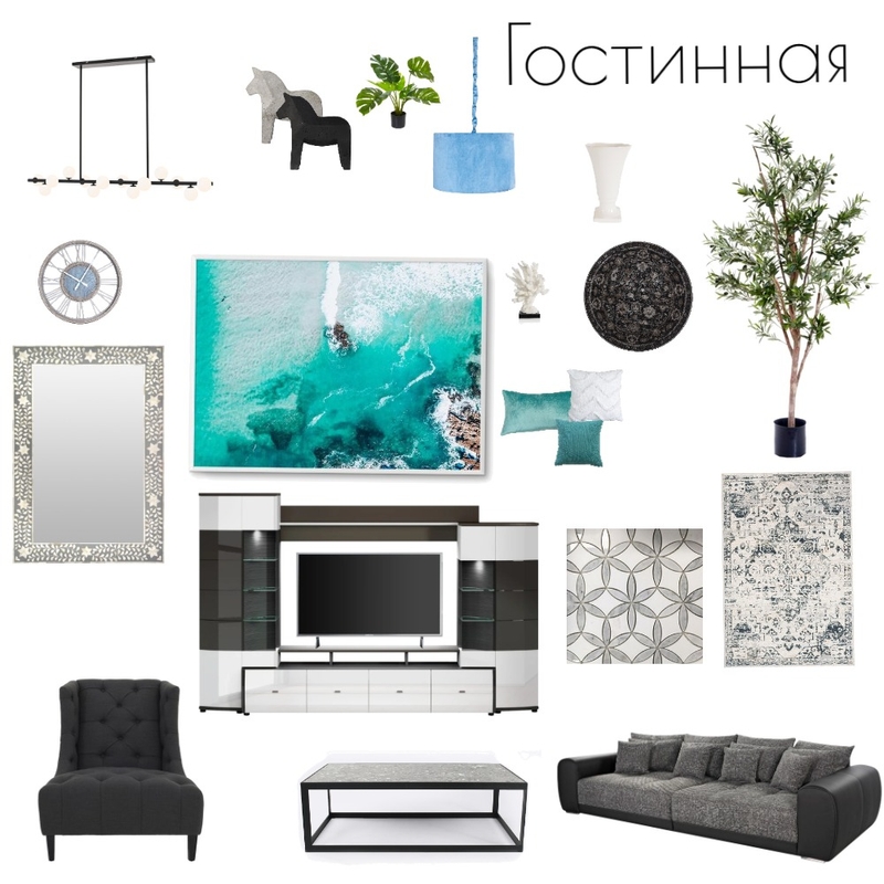 Гостинная Mood Board by Alexej on Style Sourcebook