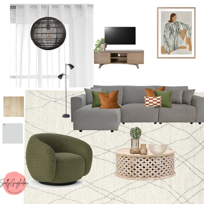 Living Room Sustainable Mood Board by sally guglielmi on Style Sourcebook