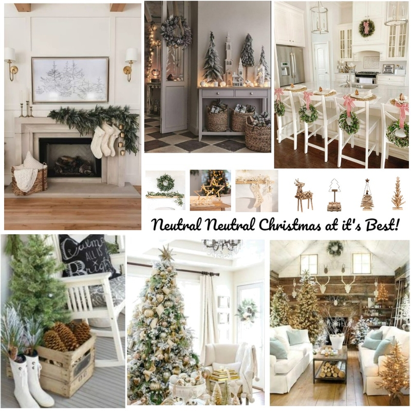 Neutral Neutral Christmas Mood Mood Board by Richard Howard on Style Sourcebook