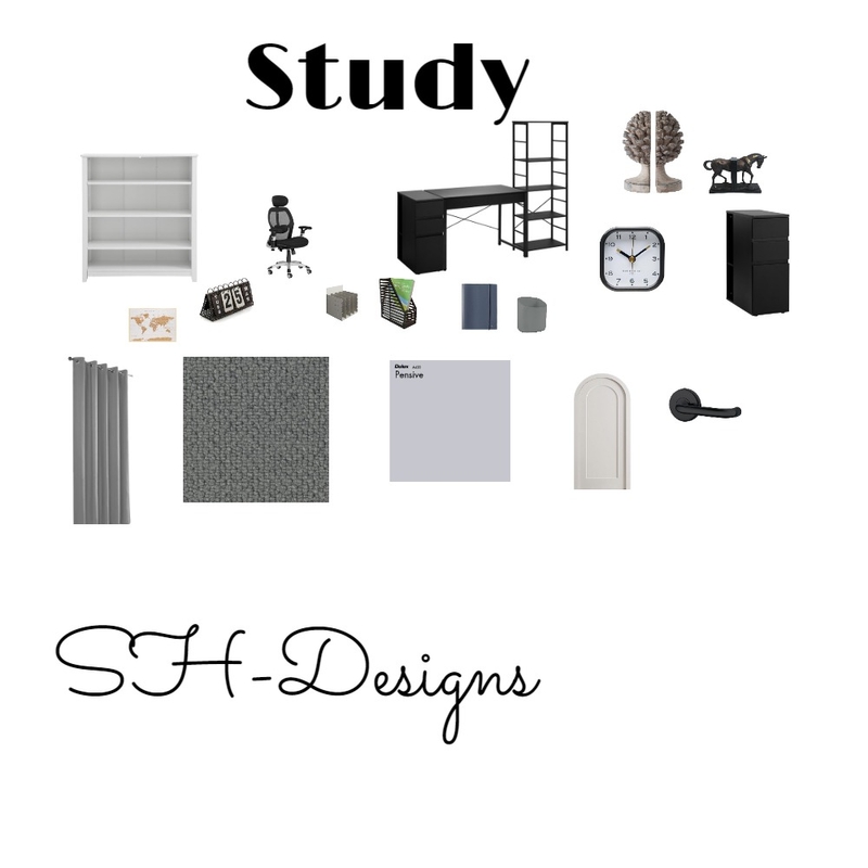 Study Sample board by SH-Designs Mood Board by SH-Designs on Style Sourcebook