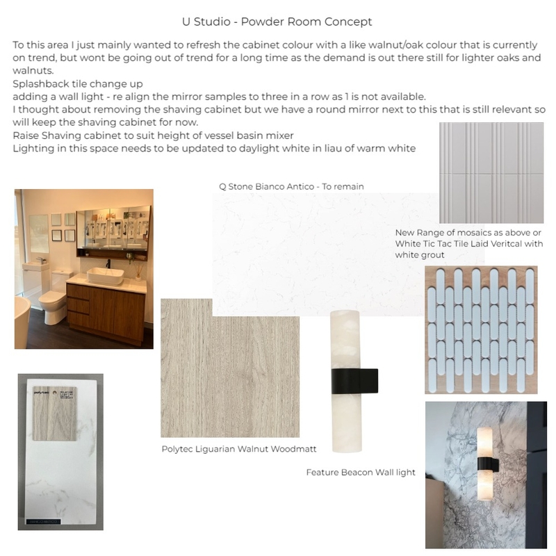 U Studio - Powder Room Concept Mood Board by klaudiamj on Style Sourcebook