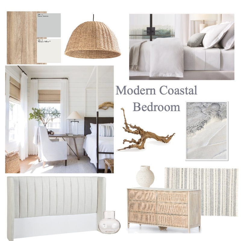 Modern Coastal Bedroom Mood Board by kaseybridgetdesigns on Style Sourcebook