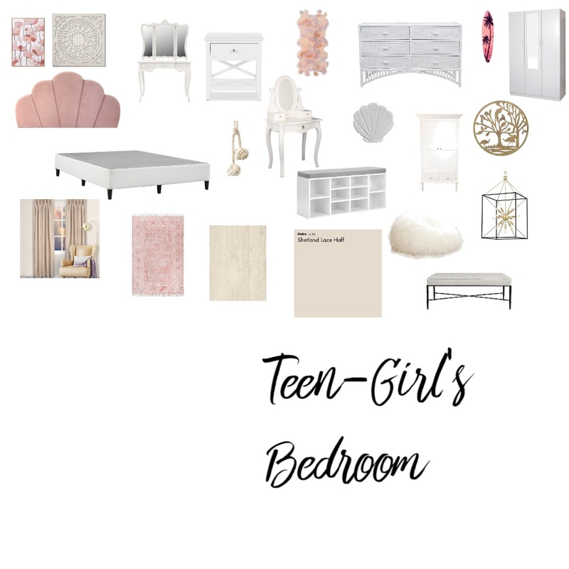 Girls Teen Bedrom Mood Board by SH-Designs on Style Sourcebook
