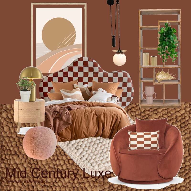 Mid century modern luxe Mood Board by WHAT MRS WHITE DID on Style Sourcebook