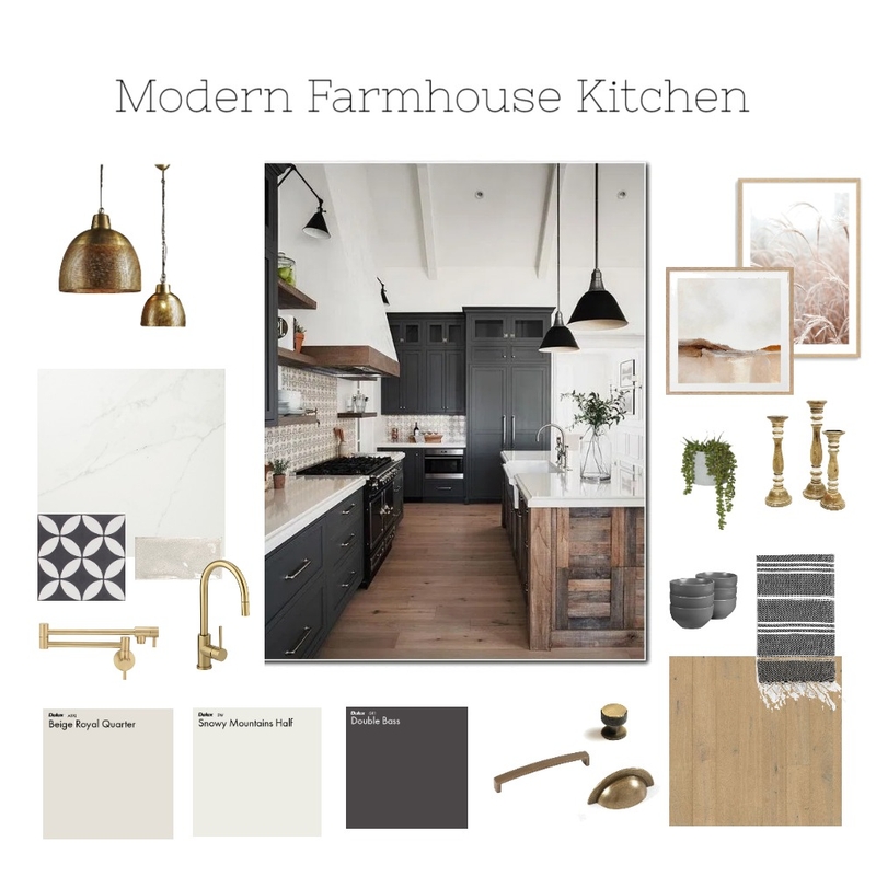 Modern Farmhouse Mood Board by kvandam on Style Sourcebook