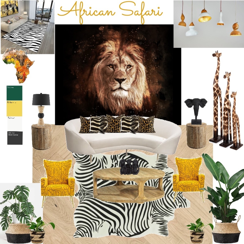 African style moodboard Mood Board by Jennifer Jolie on Style Sourcebook