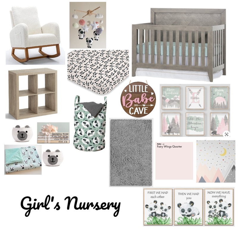 future girls nursery Mood Board by Beverly Zaske on Style Sourcebook