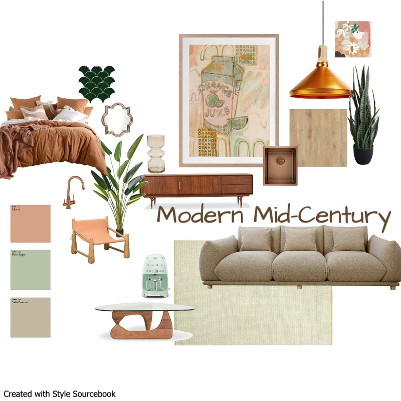 mid modern century Mood Board by FORD INTERIORS on Style Sourcebook