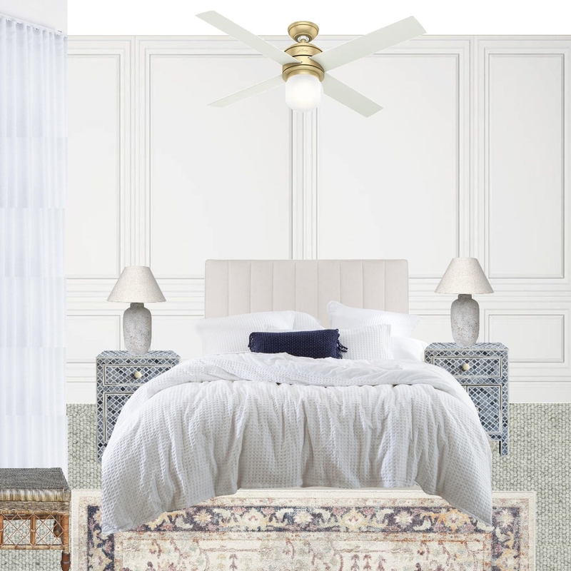 Master Bedroom blue transitional multi rug Mood Board by Kayrener on Style Sourcebook