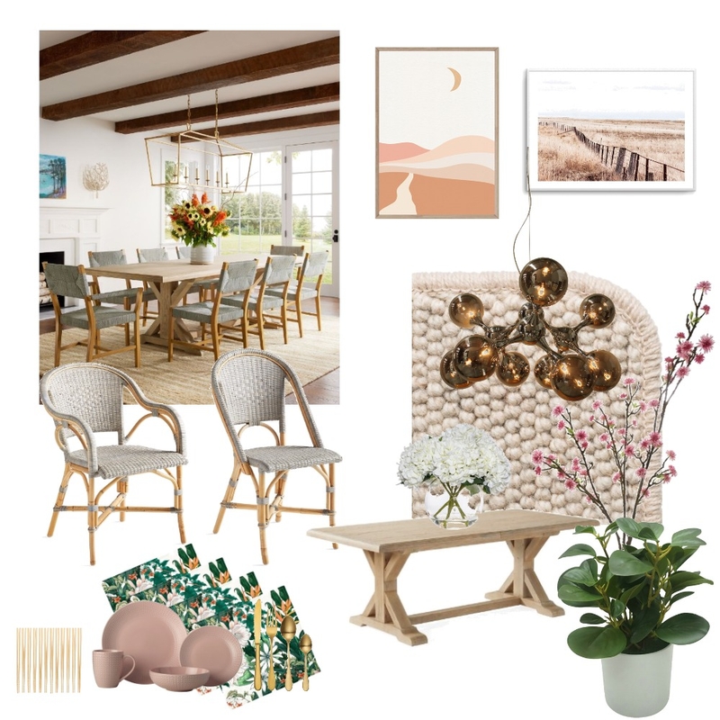 Japanese Dining Room Mood Board by Tham Penhafiel on Style Sourcebook