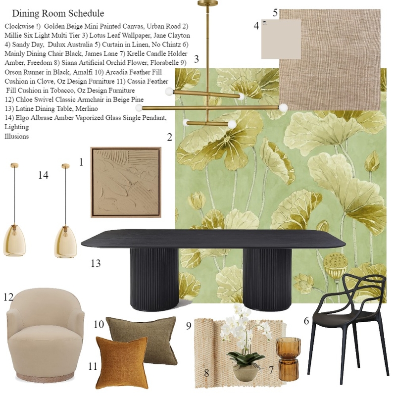 dining room Mood Board by emiliastruebig on Style Sourcebook