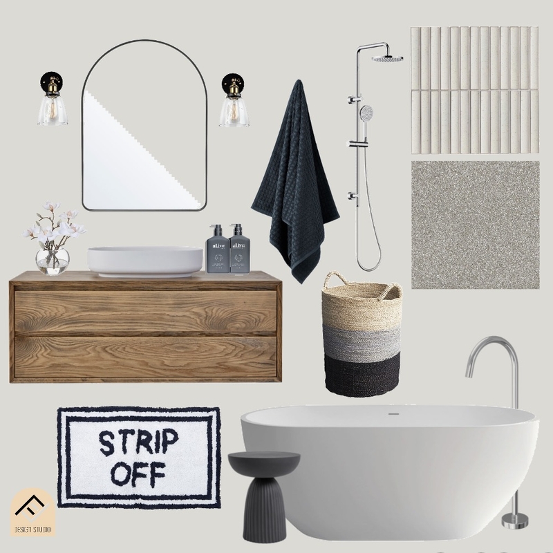 Bathroom mood board Mood Board by Five Files Design Studio on Style Sourcebook