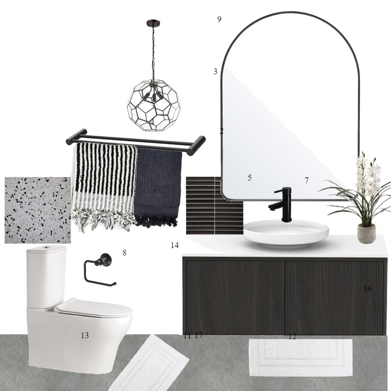 bathroom final Mood Board by shaney Olivier on Style Sourcebook