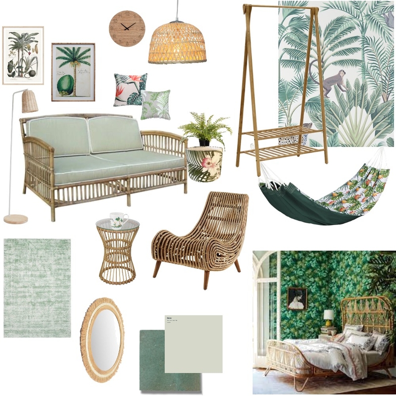 Cool Tropical Mood Board by radhika on Style Sourcebook