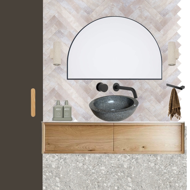 Earthy powder room Mood Board by Emma Hurrell Interiors on Style Sourcebook