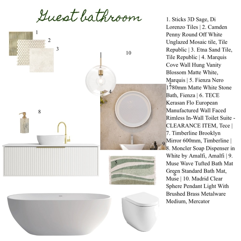 Bathroom Mood Board by mariayevm0610@gmail.com on Style Sourcebook