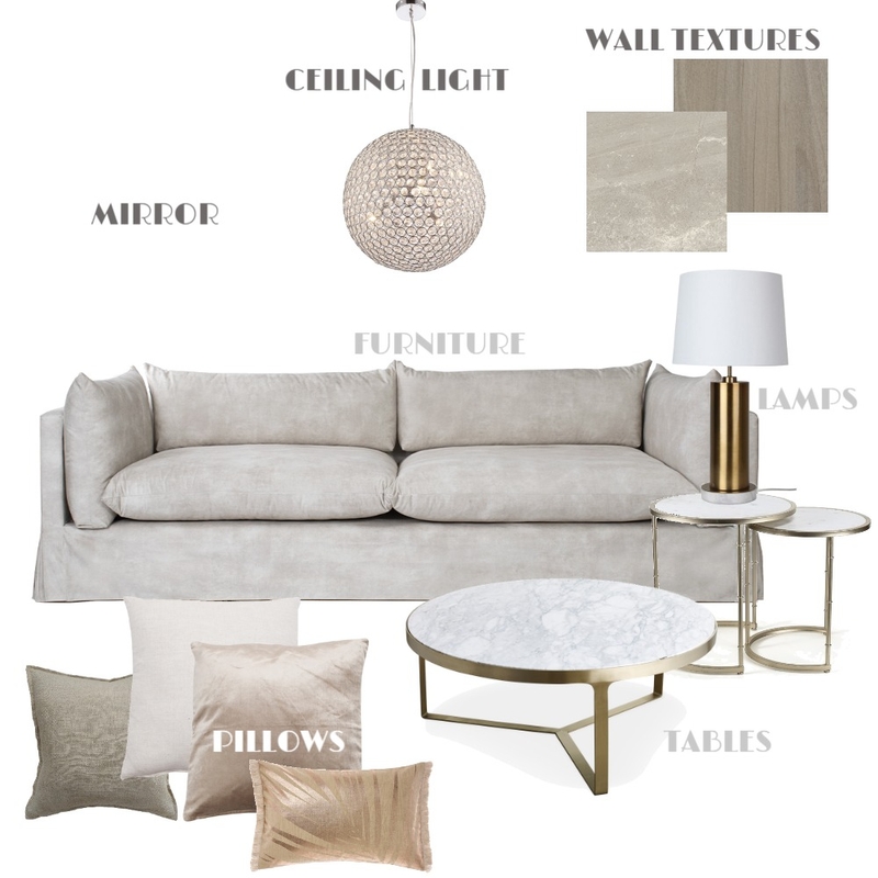 LIVING ROOM Mood Board by LAYAL on Style Sourcebook