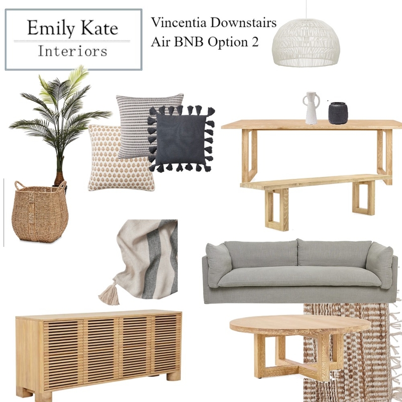 Jo Vincentia Downstairs option 2 Mood Board by EmilyKateInteriors on Style Sourcebook