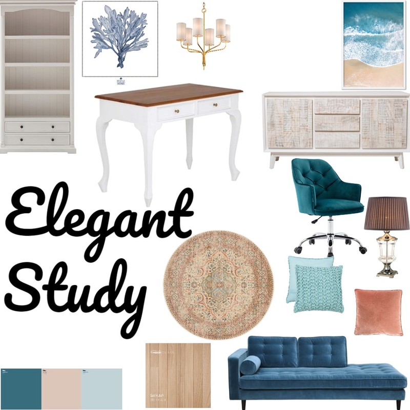 Elegant Study Mood Board by capone67 on Style Sourcebook