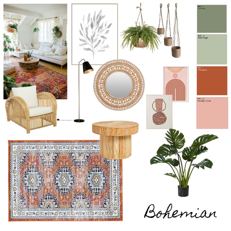 Boho Mood Board Mood Board by brookewagler on Style Sourcebook