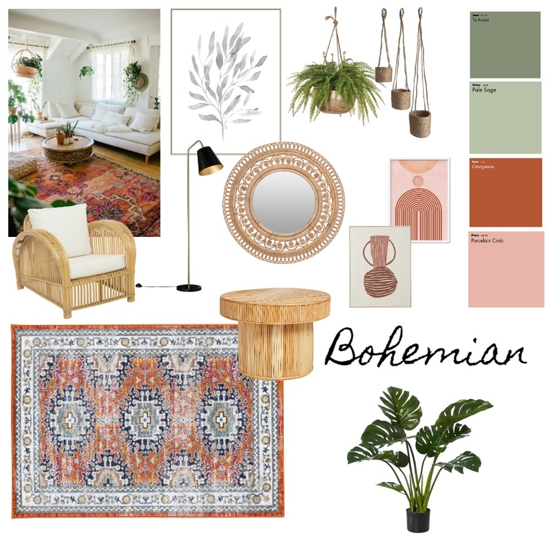 Boho Mood Board Mood Board by brookewagler on Style Sourcebook