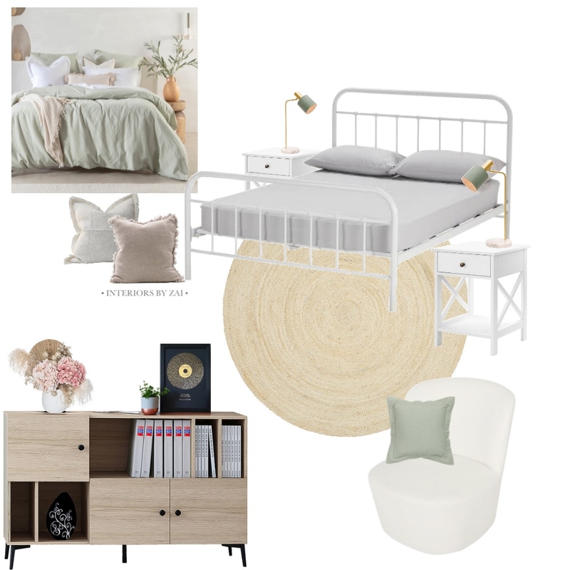 Teen's room - sage Mood Board by Interiors By Zai on Style Sourcebook