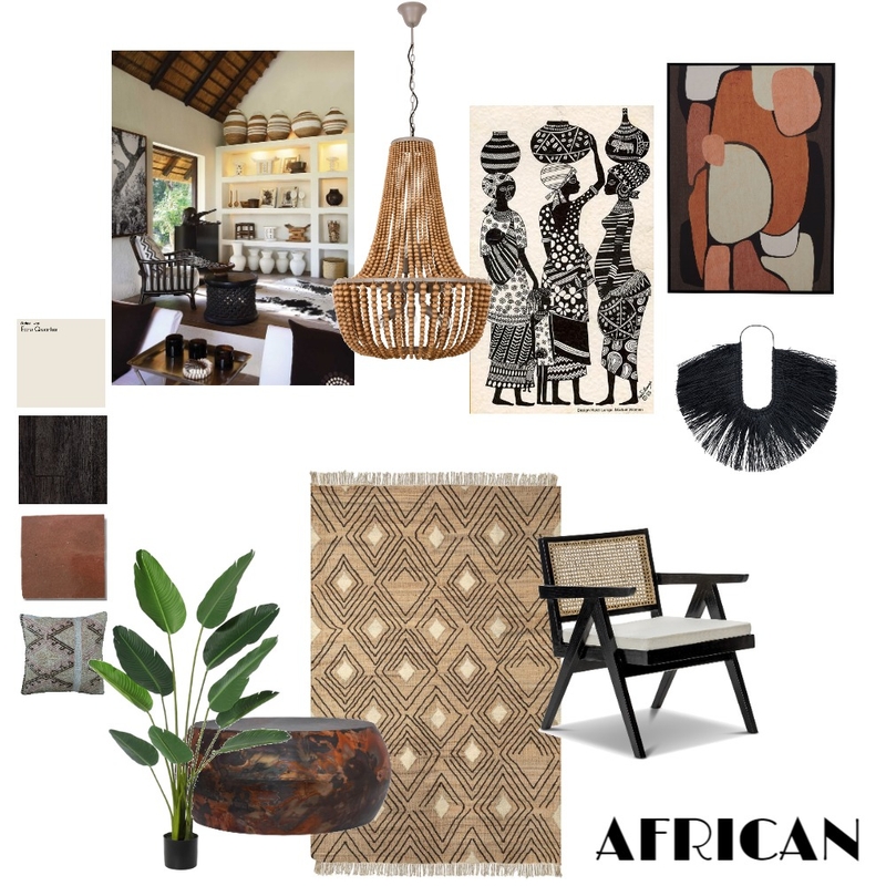 African Style - Ver2 Mood Board by Tegan Interiors on Style Sourcebook