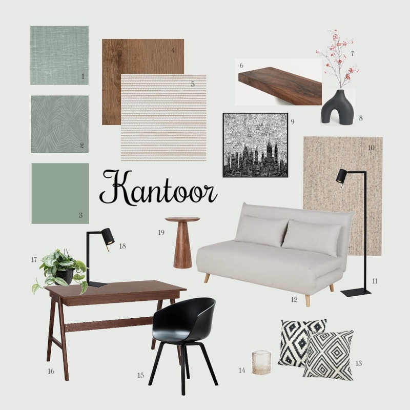 Sample board kantoor Mood Board by JudithBovens on Style Sourcebook