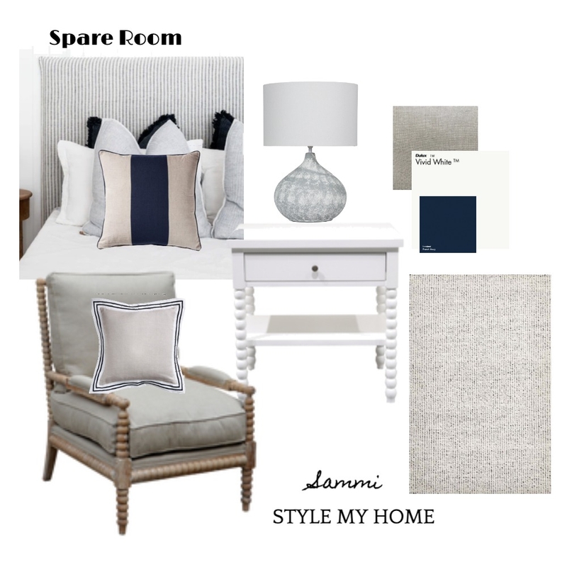 Spare room Mood Board by Style My Home - Hamptons Inspired Interiors on Style Sourcebook