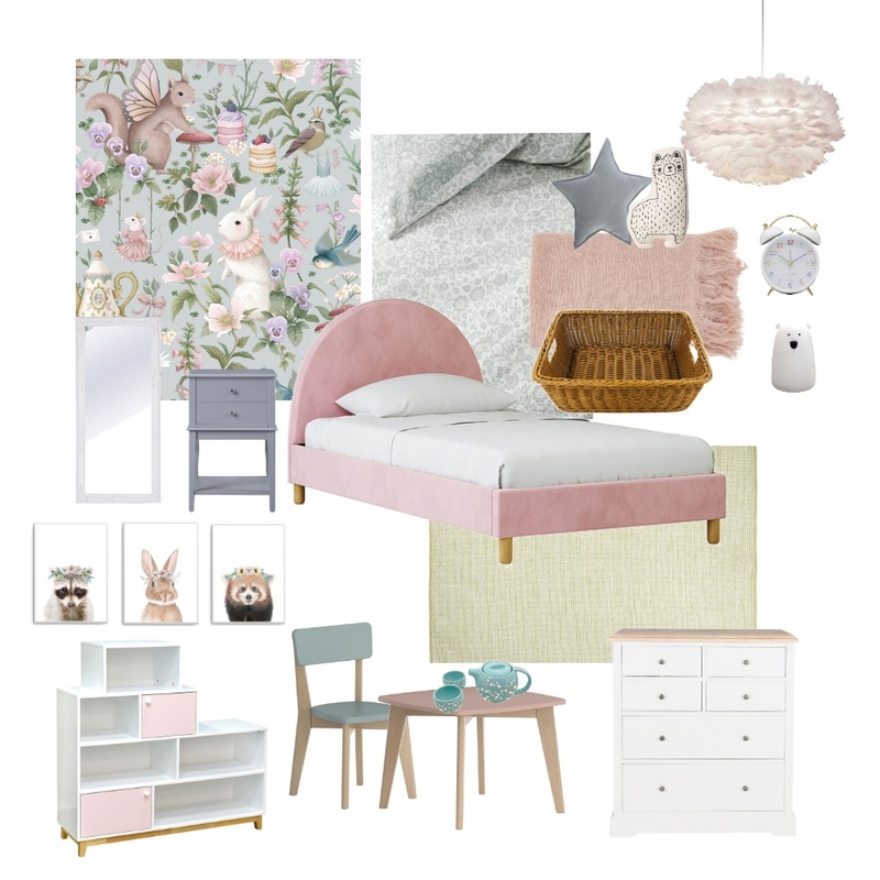 Young Girls Bedroom Mood Board by Swish Decorating on Style Sourcebook