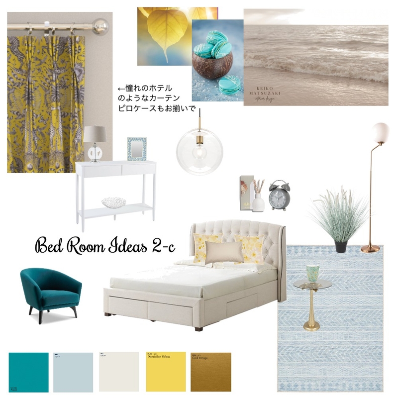 BED ROOM IDEAS 2-c Mood Board by Sammy Funayama on Style Sourcebook