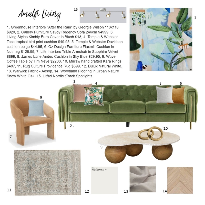 Living Room Board Mood Board by JessicaHennessey on Style Sourcebook