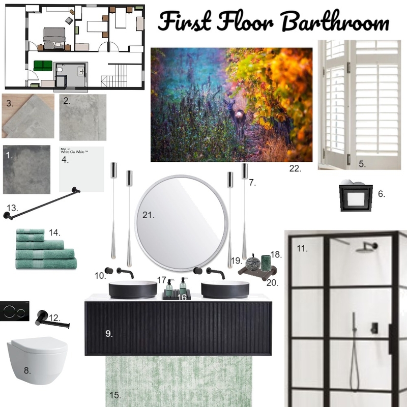Bathroom Mood Board by emzy on Style Sourcebook