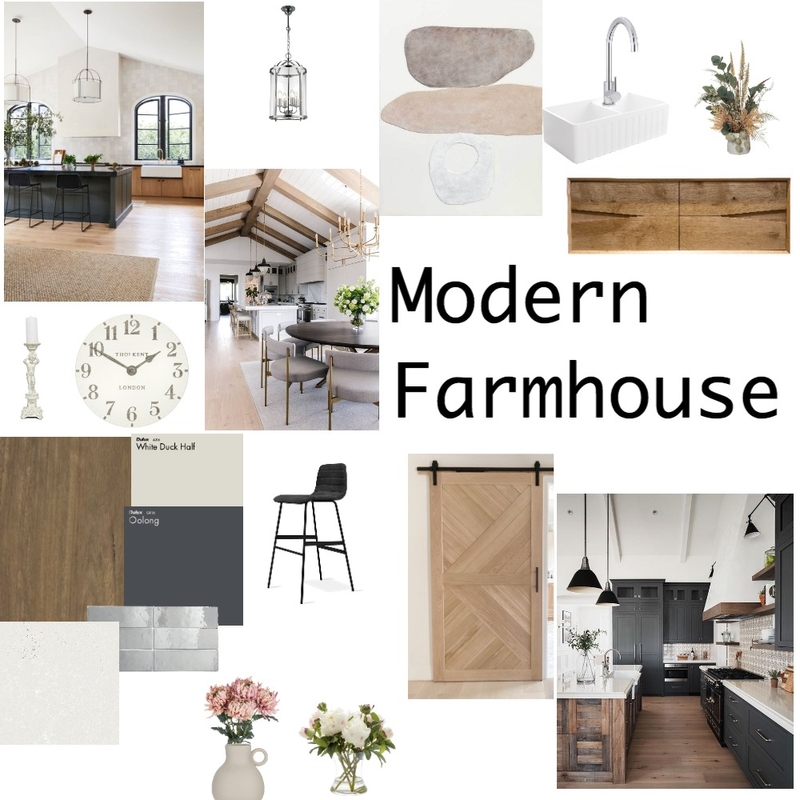 Modern farmhouse Mood Board by zoe.wickham on Style Sourcebook