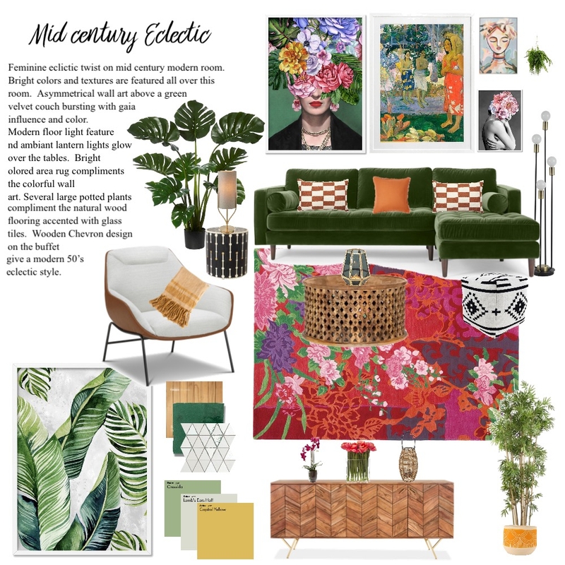 Mid century modern Mood Board by Shattoblue on Style Sourcebook