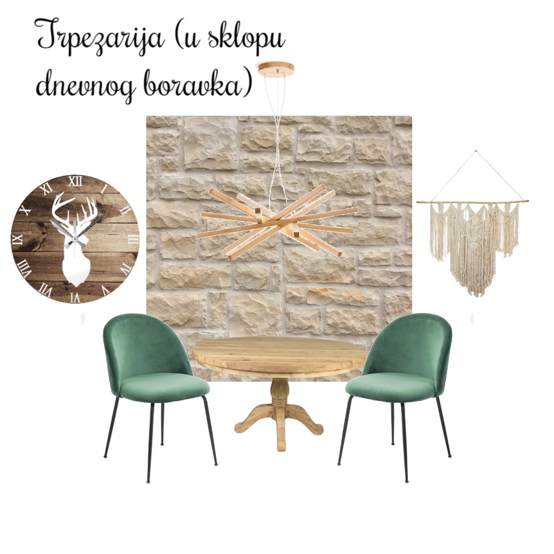 Trpezarija - u sklopu dnevnog boravka Mood Board by Fragola on Style Sourcebook