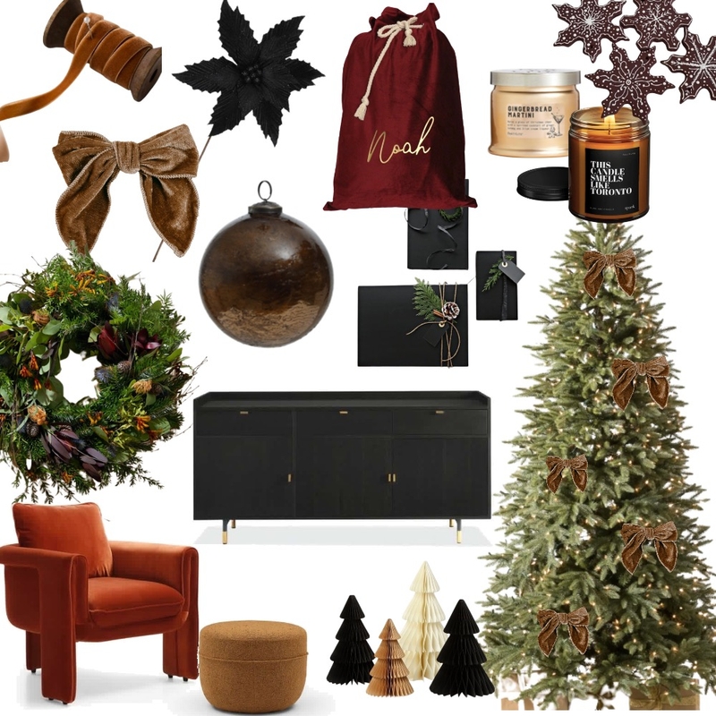 2022 Christmas Mood Board by Oleander & Finch Interiors on Style Sourcebook