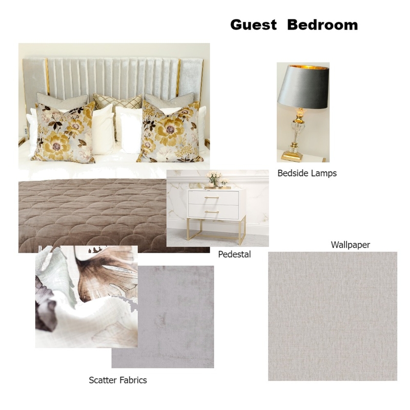 Guest bedroom Houghton Mood Board by DECOR wALLPAPERS AND INTERIORS on Style Sourcebook