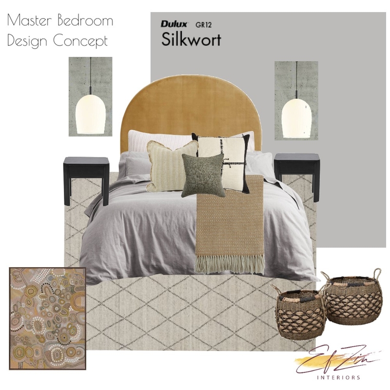 26 Maitland - Master Bedroom Mood Board by EF ZIN Interiors on Style Sourcebook