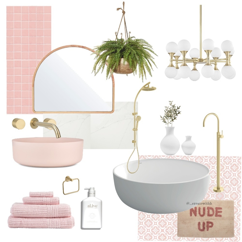 Girls Bathroom Mood Board by create with b. on Style Sourcebook