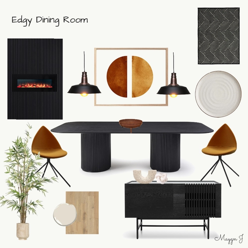 Edgy Dinning Mood Board by Maygn Jamieson on Style Sourcebook