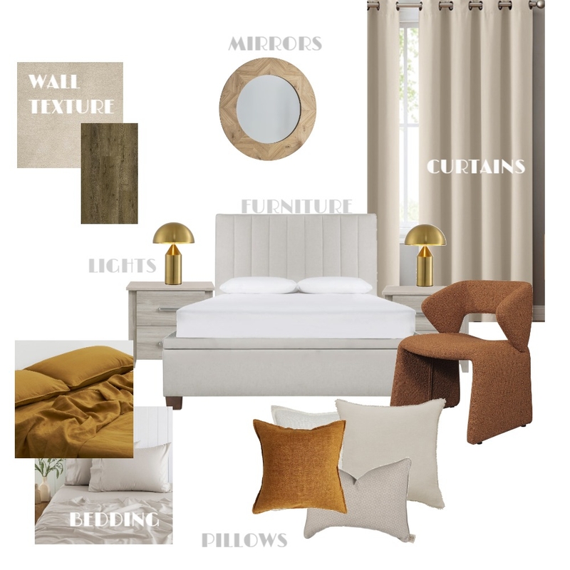 BEDROOM Mood Board by LAYAL on Style Sourcebook