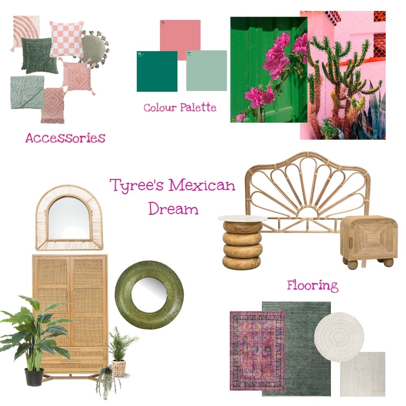 Tyree mexican bedroom Mood Board by RachelLH on Style Sourcebook