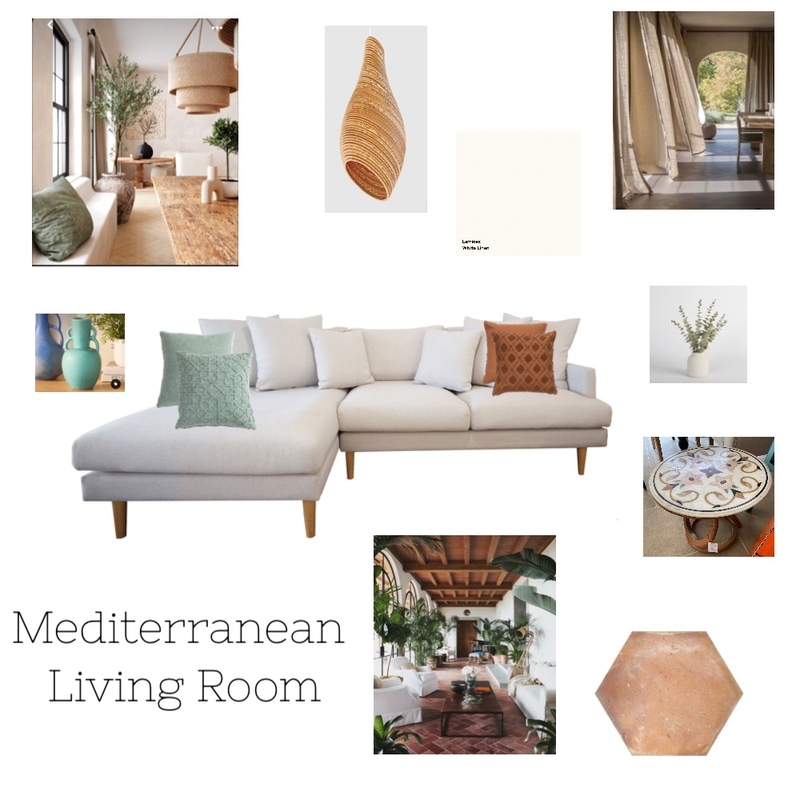 Mediterranean Living Room Mood Board by kasia.plattner@gmail.com on Style Sourcebook
